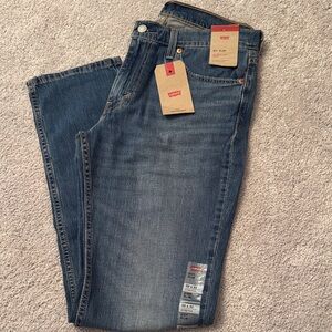 Levi's mens 511 slim 32x 32 Classic Straight Leg Jeans - Dark Blue